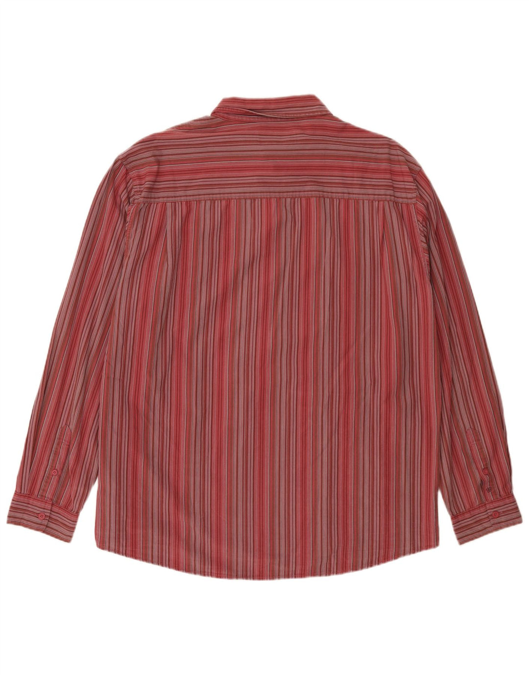 Camisa masculina Wrangler 2XL algodão listrado vermelho