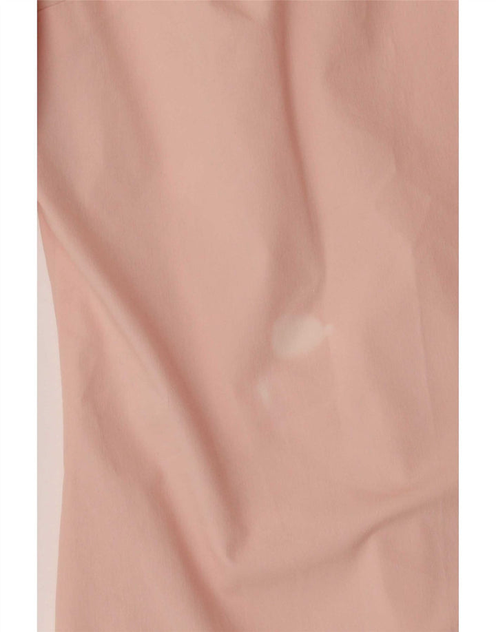 Camisa feminina Marks & Spencer Reino Unido 12 algodão rosa médio