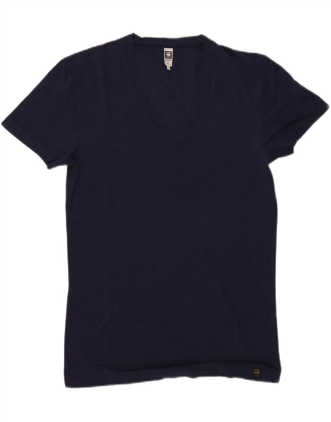 Camiseta masculina G-STAR Top médio algodão azul marinho