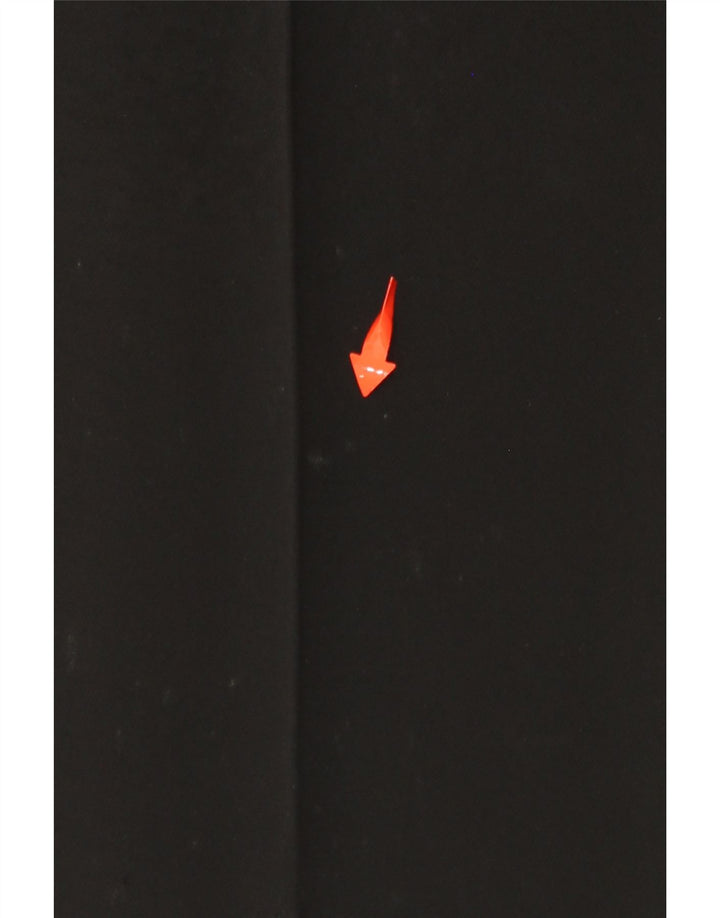 Calça casual feminina REISS cintura alta Reino Unido 12 médio W32 L30 preta