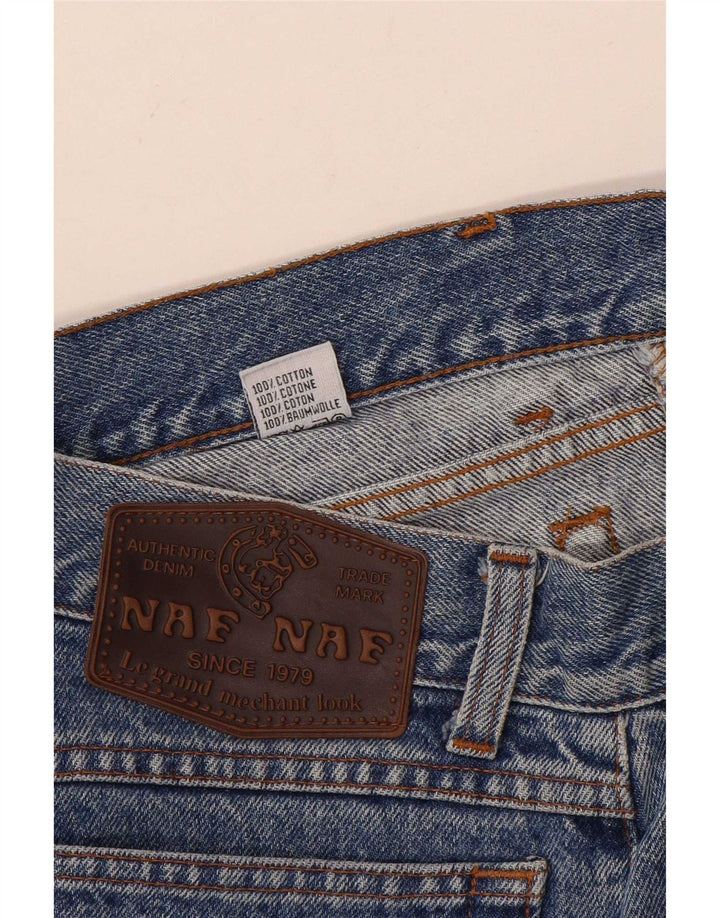 Calça jeans reta masculina Naf W34 L30 algodão azul