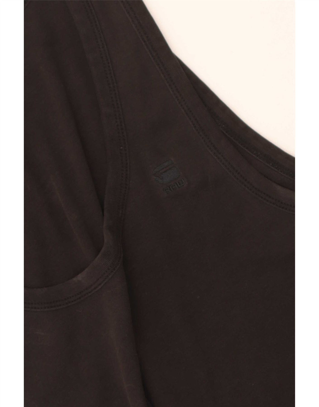 Colete masculino G-Star Top grande de algodão preto