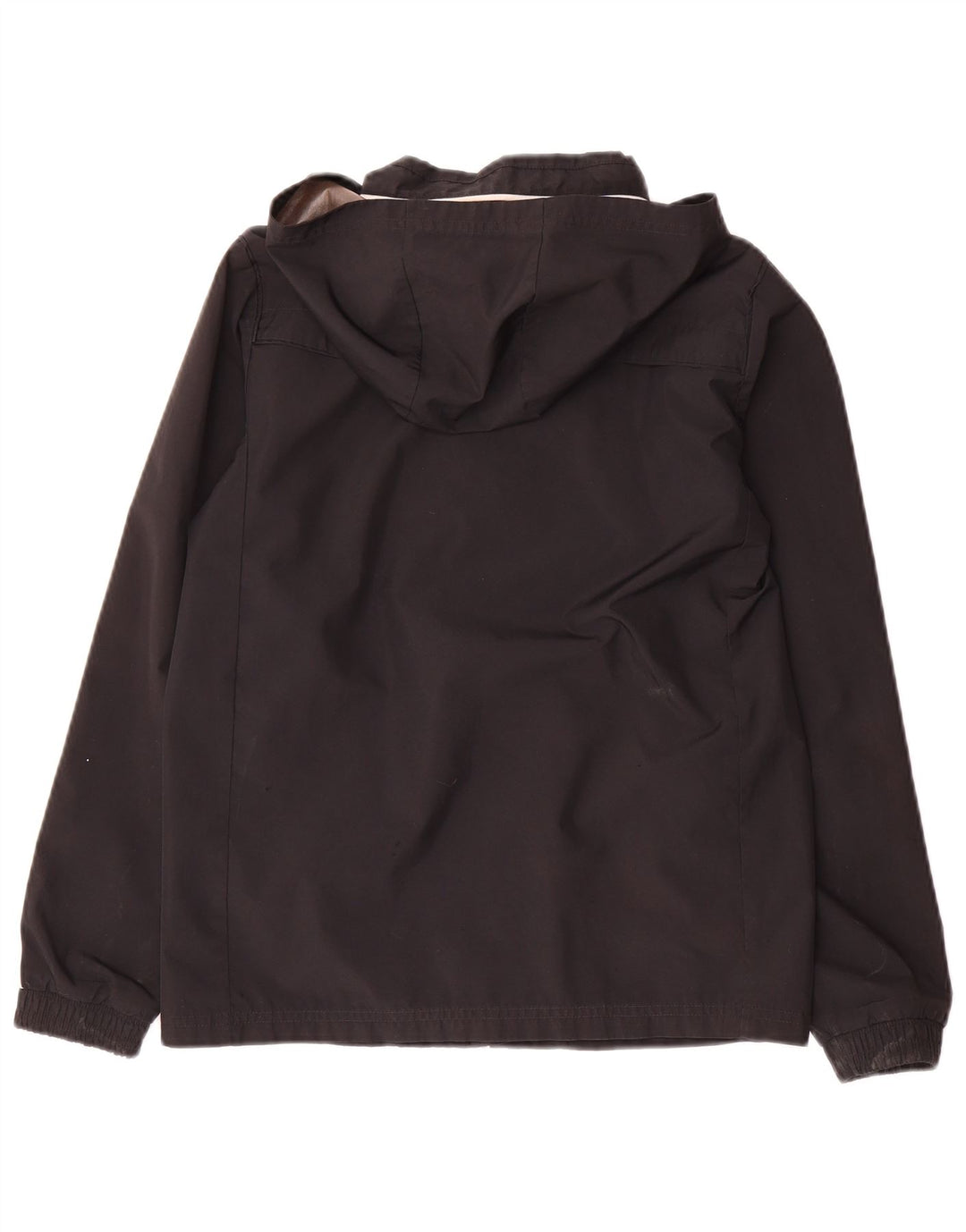 Casaco de chuva com capuz Adidas Boys 11-12 anos preto poliéster