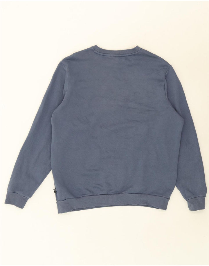 PUMA Mens Sweatshirt Jumper Large Blue Cotton Vintage Puma and Second-Hand Puma from Messina Hembry 