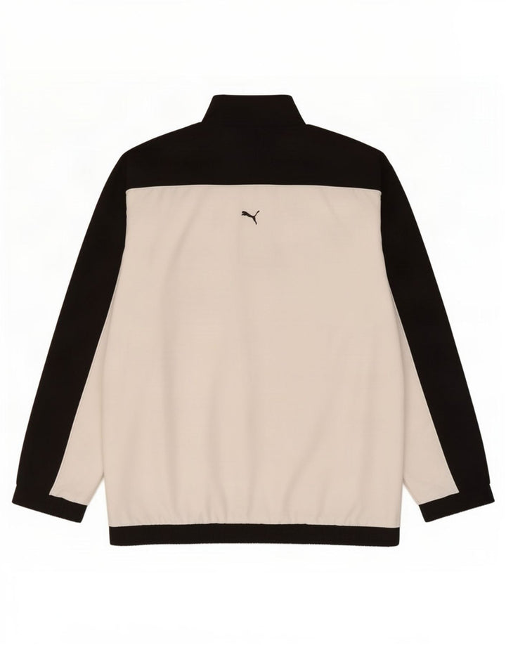 Jaqueta Puma Boys Graphic Tracksuit Top 13-14 anos Branco Colorblock