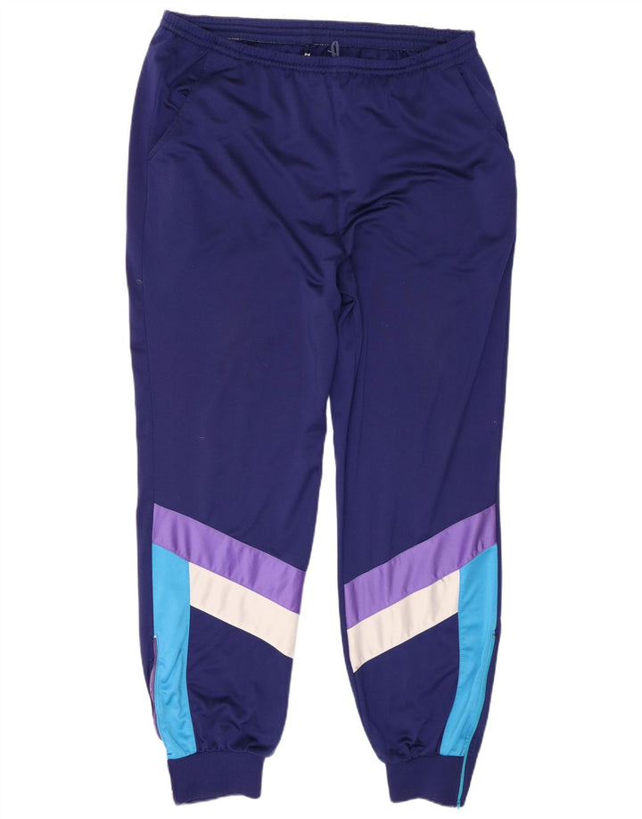 Fato de treino completo leopardo masculino UK 46/48 XL azul marinho colorblock poliéster