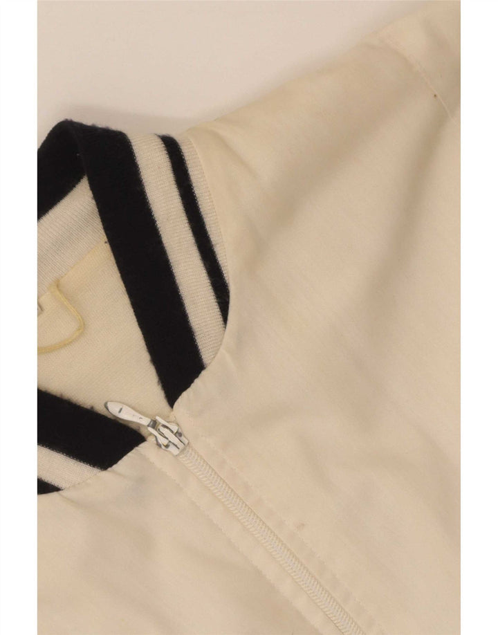 Trigema Mens Bomber Jacket IT 52 XL Branco Colourblock Poliéster