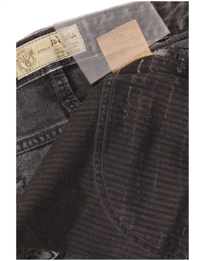 Calça jeans reta masculina Fat Face W38 L30 algodão cinza