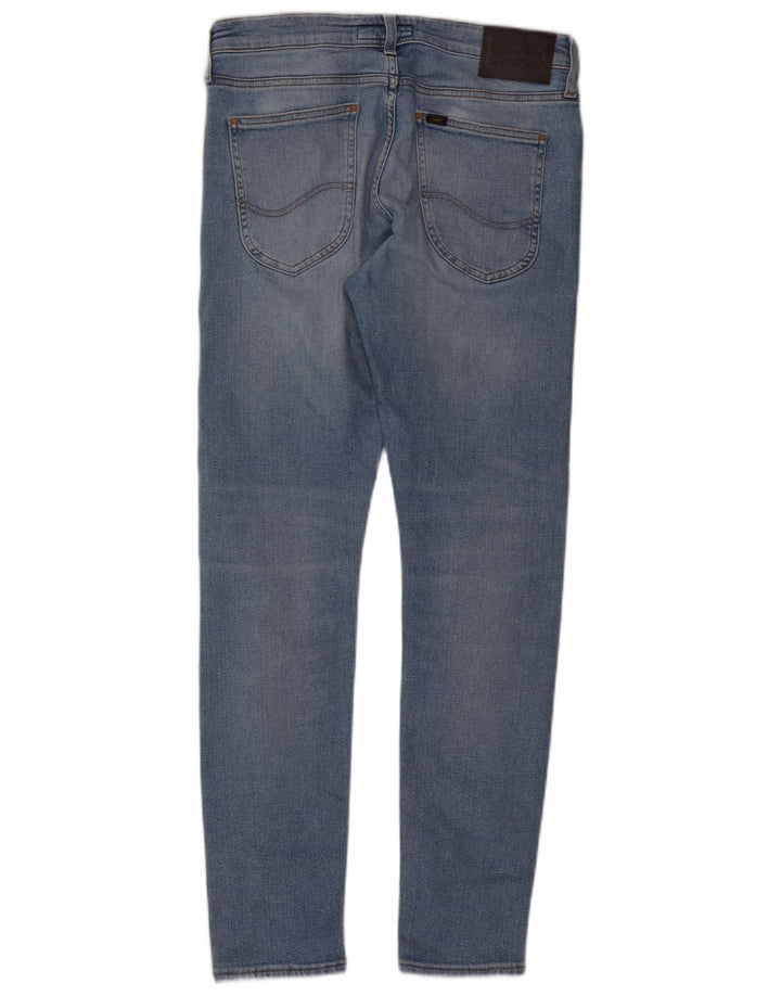 LEE Womens Malone Skinny Jeans W31 L30 Azul Algodão