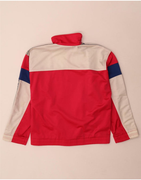 Diadora Mens Graphic Tracksuit Top Jacket UK 32 2XS Rosa Colourblock