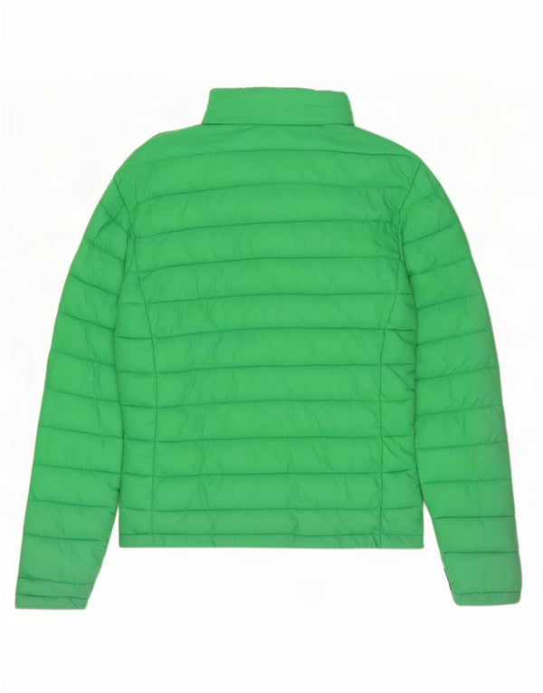 Jaqueta acolchoada feminina Superdry UK 14 poliéster verde médio