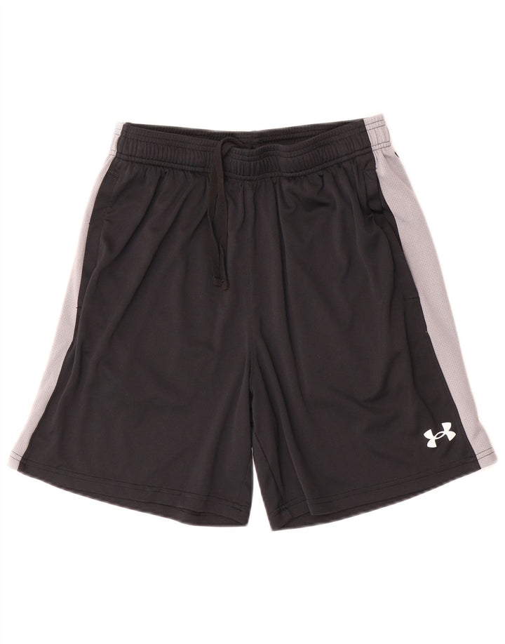 Under Armour Mens Sport Shorts Médio Preto Colourblock Poliéster