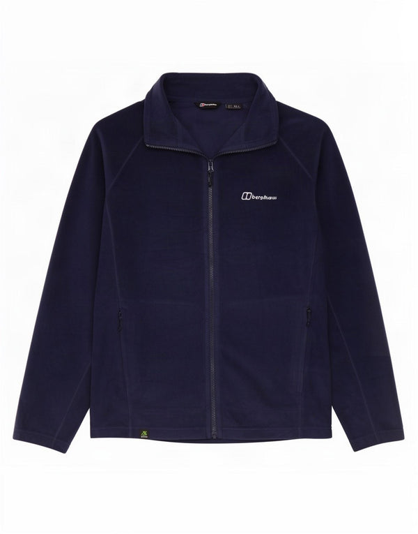 Jaqueta de lã masculina Berghaus UK 40 grande poliéster azul marinho