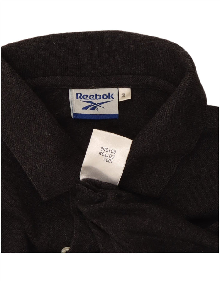 Camisa polo masculina REEBOK algodão cinza médio