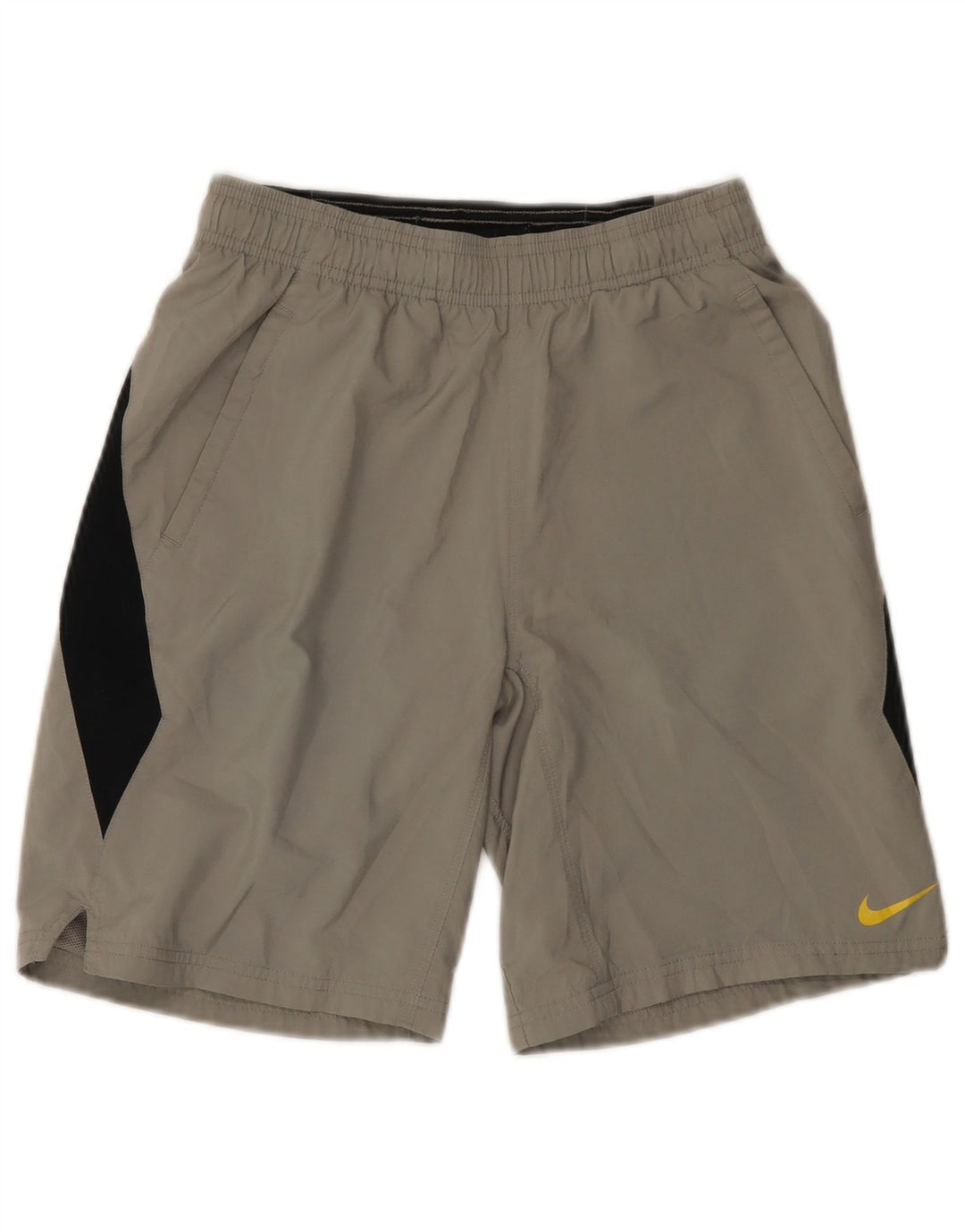 Shorts esportivos masculinos NIKE 10-11 anos cinza médio colorblock esportivo