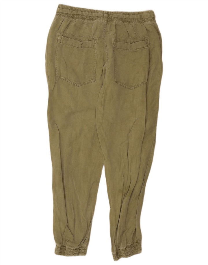 Calça jogger feminina Zara casual médio W28 L26 cáqui