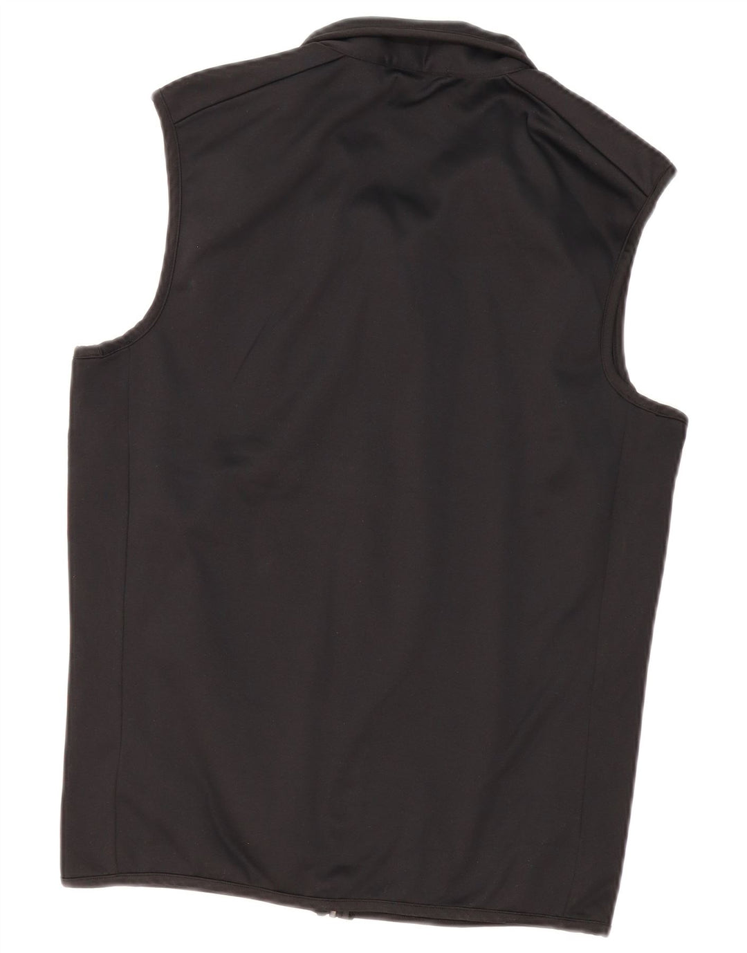 Chaps Mens Sem Mangas Jaqueta Top Pequeno Poliéster Preto
