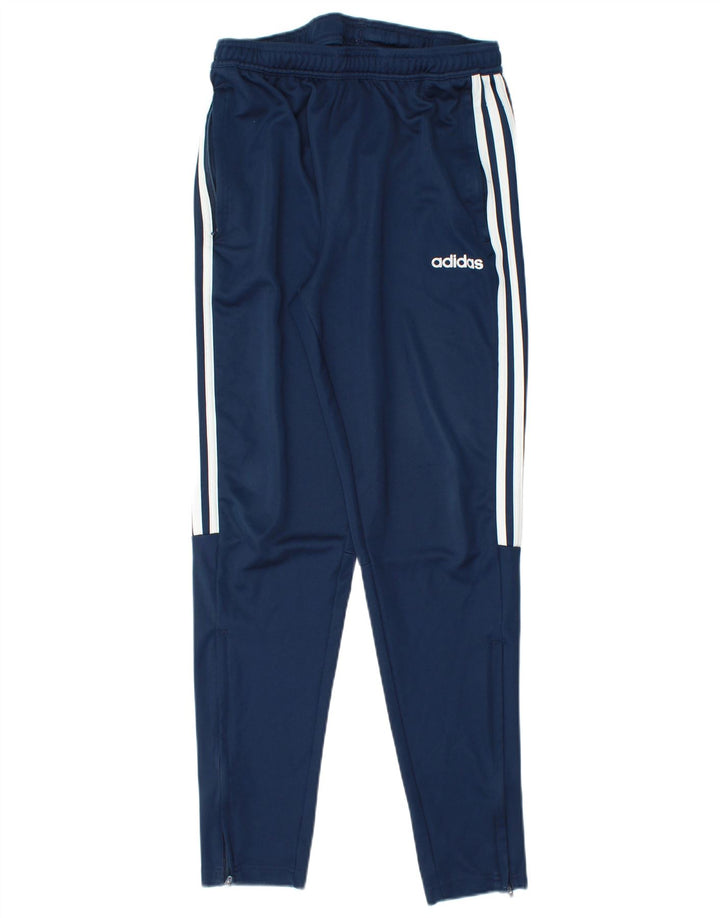 Calças de treino ADIDAS masculinas Aeroready médio azul marinho poliéster