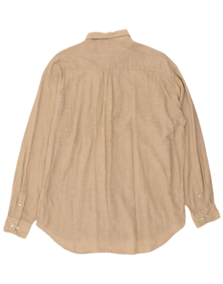 Camisa masculina Kappa grande algodão bege