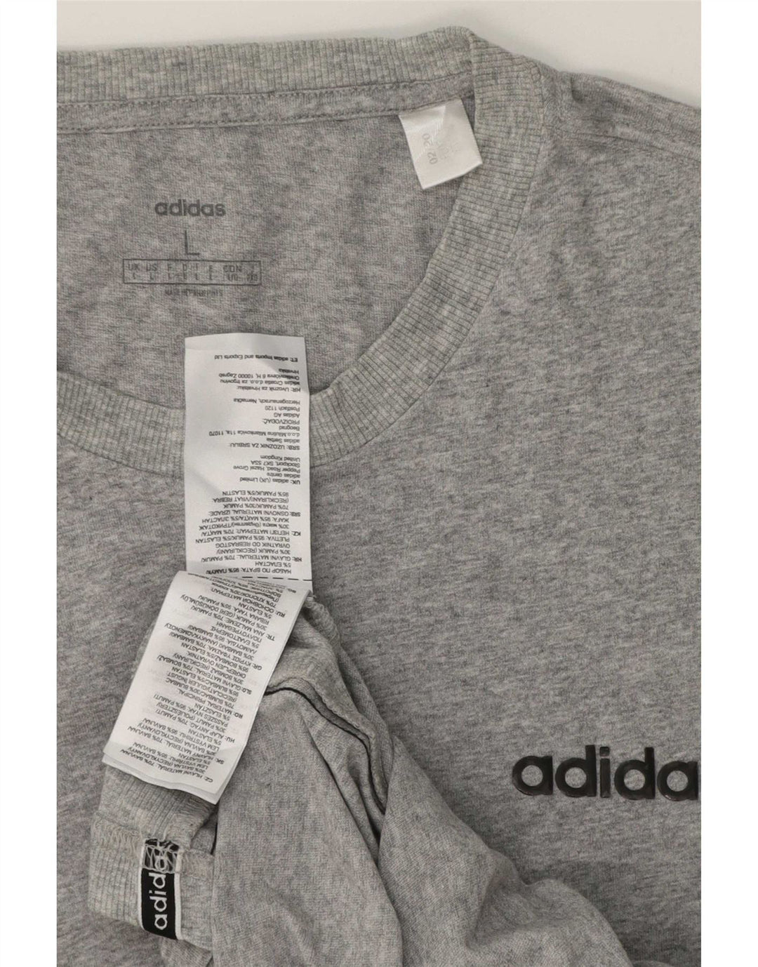 Camiseta masculina estampada Champion grande algodão cinza