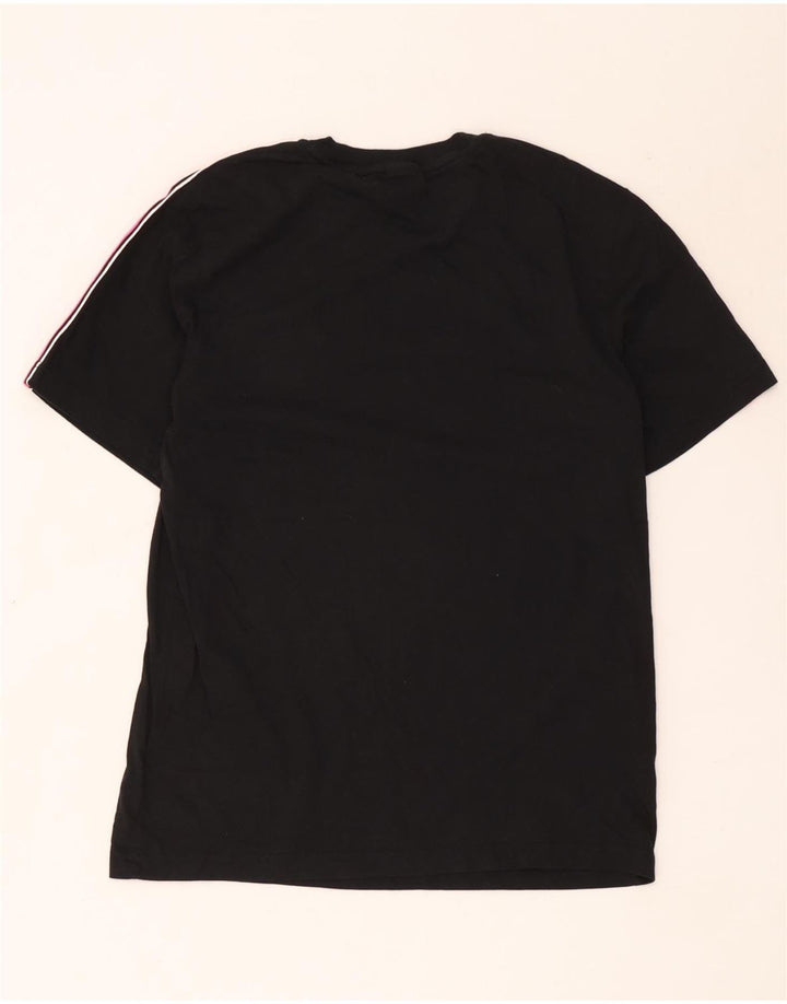 Camiseta Nike masculina gráfica Top médio preto colorblock algodão