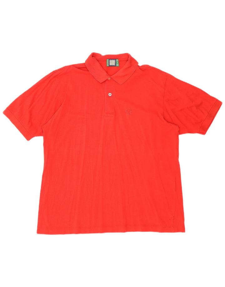 Camisa pólo masculina Sergio Tacchini grande vermelha