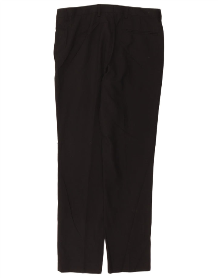 Calça feminina Marks & Spencer Slim Fit W32 L31 Poliéster Preto