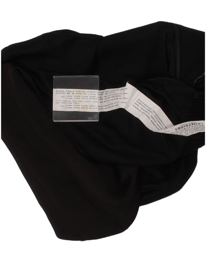 Zara Womens Crop Corset Top Médio Poliéster Preto