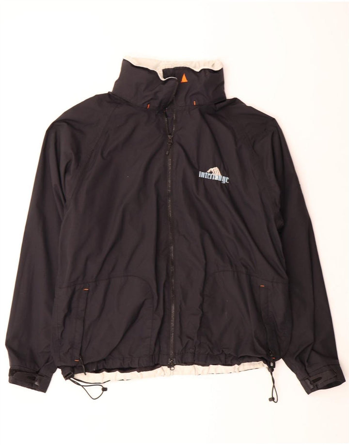 Jaqueta de chuva masculina Musto Reino Unido 42 XL preto nylon