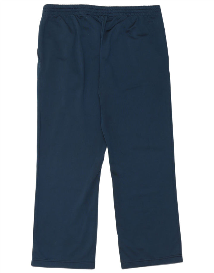 Calça de treino feminina Diadora UK 16 grande poliéster azul marinho