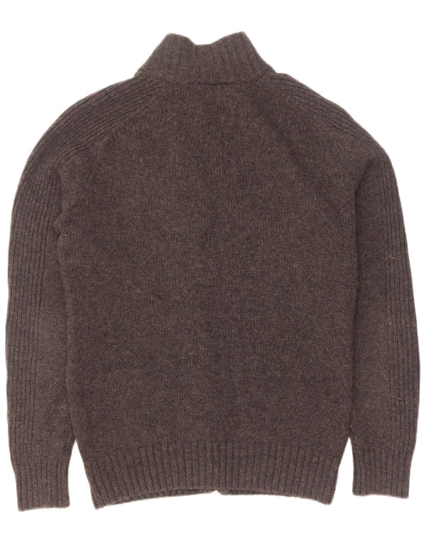 Suéter masculino Woolrich Graphic Cardigan grande cinza