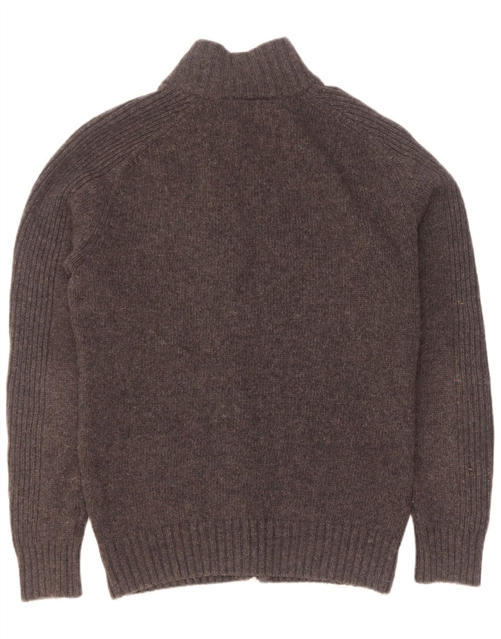 Suéter masculino Woolrich Graphic Cardigan grande cinza