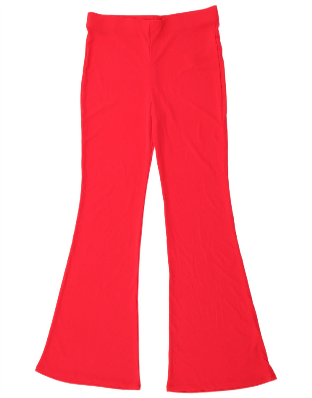Zara Calça Feminina Flare Casual Grande W30 L32 Poliéster Rosa