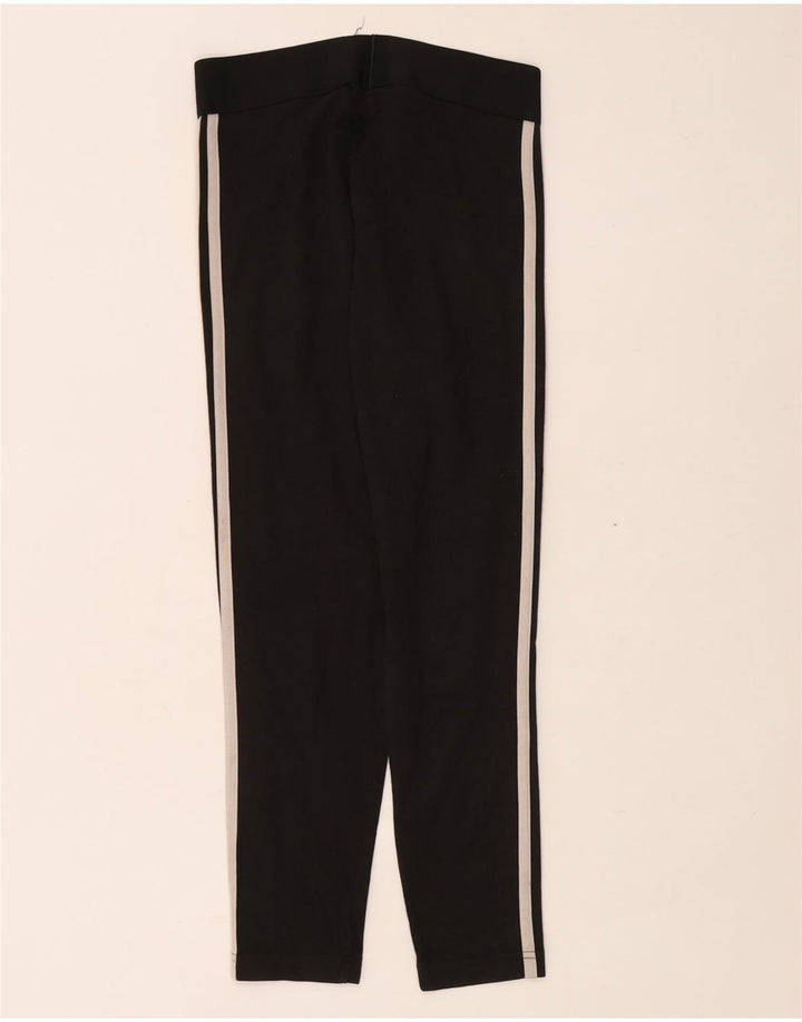 Leggings Adidas Femininas UK 8 Pequenas Algodão Preto