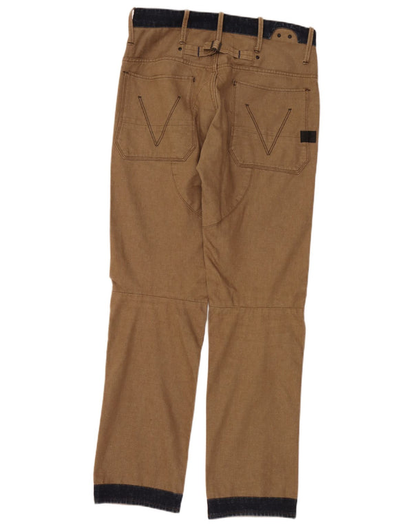 Calça Cargo Cônica Masculina G-Star W30 L32 Linho Bege