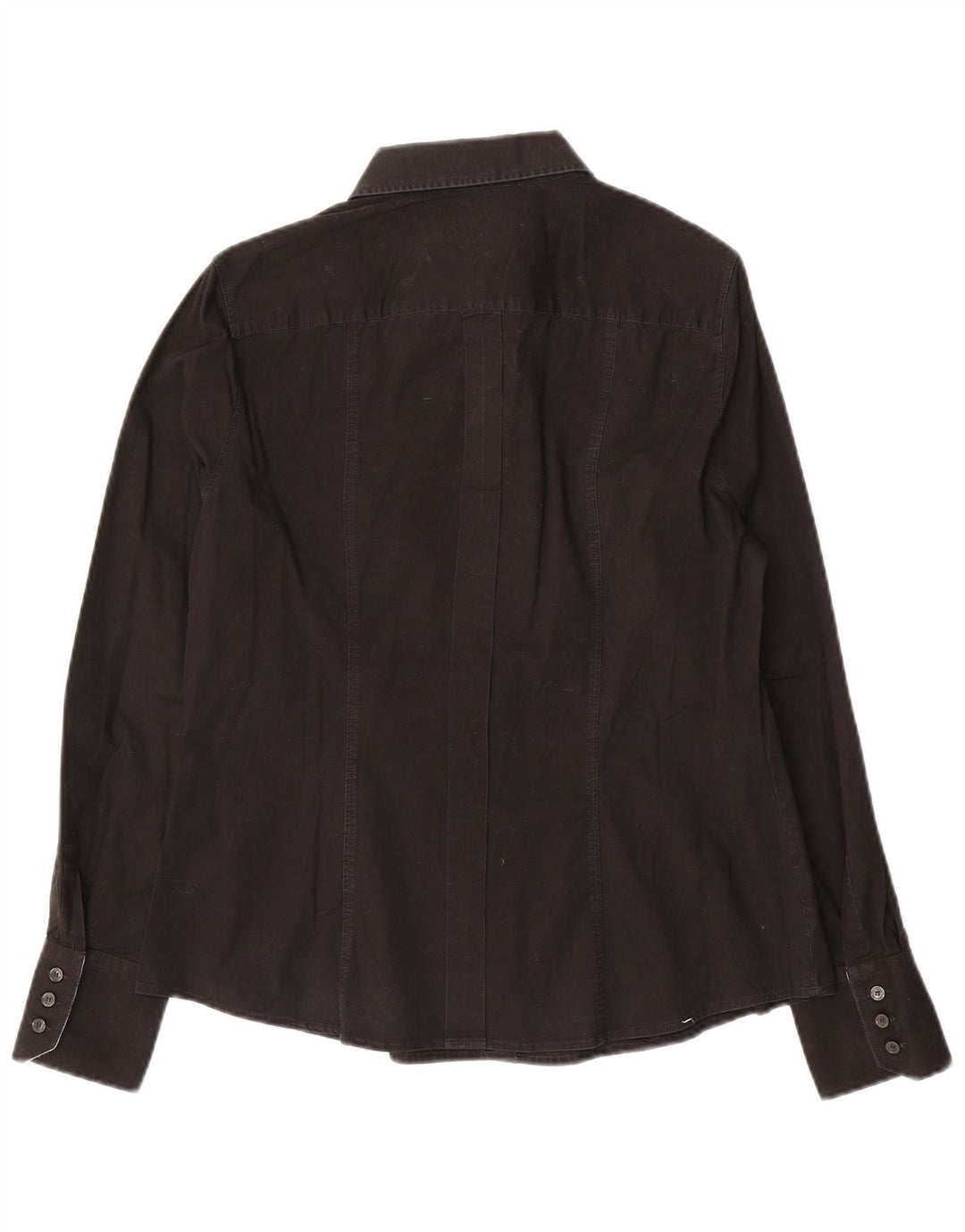 Camisa feminina Trussardi Jeans IT 48 XL algodão preto