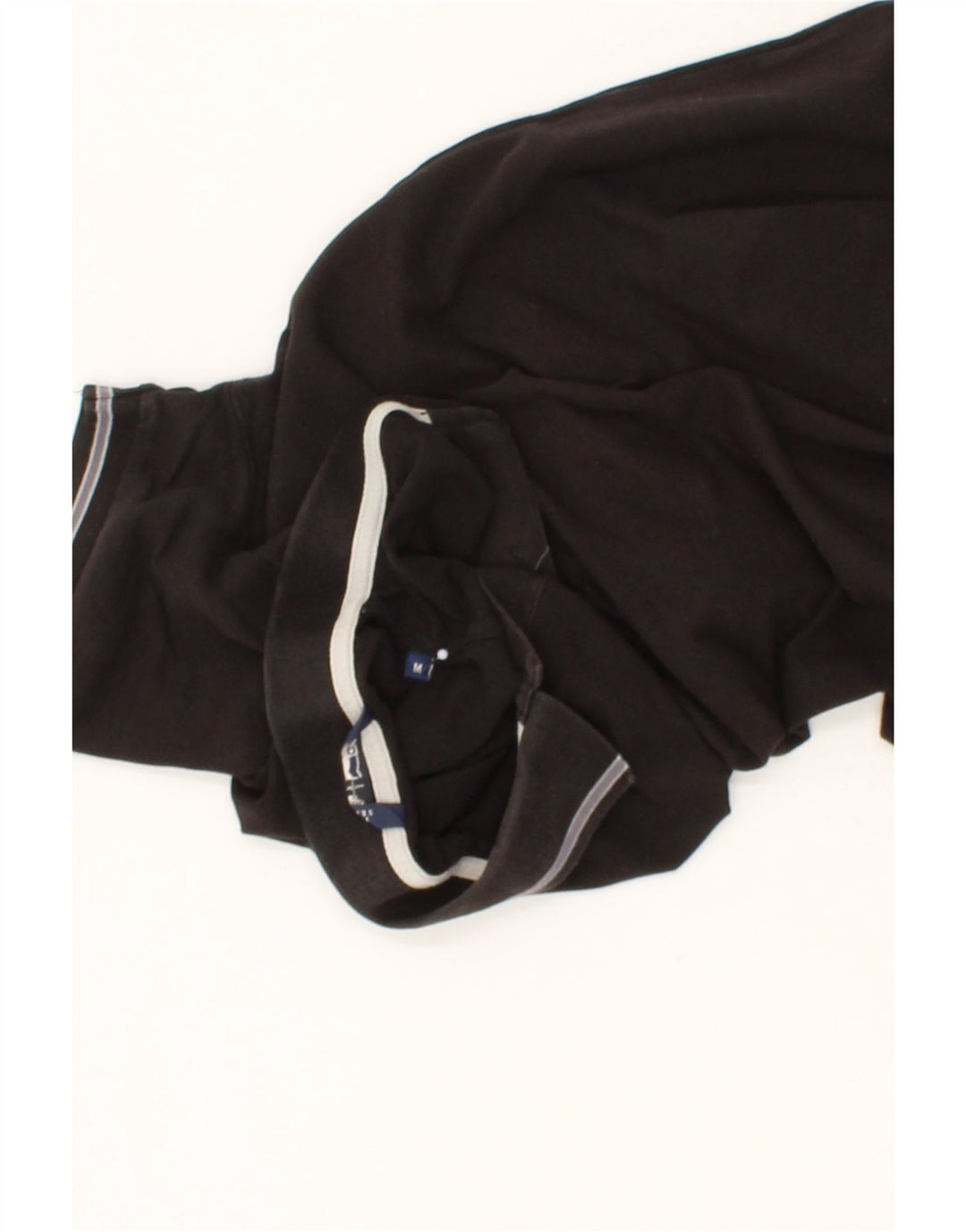 GAS Mens Polo Shirt Medium Black Cotton Vintage Gas and Second-Hand Gas from Messina Hembry 