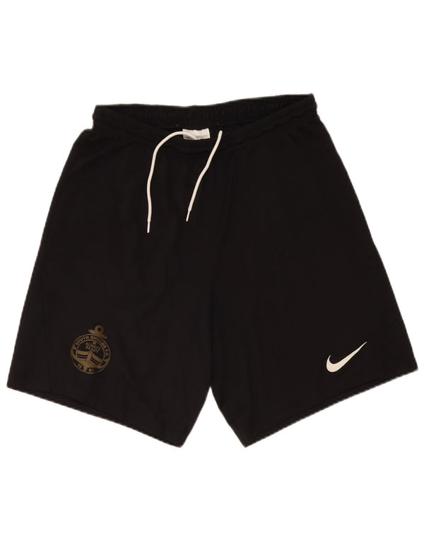 Nike Masculino South Shields F.C. Shorts Esportivos Grande Poliéster Preto
