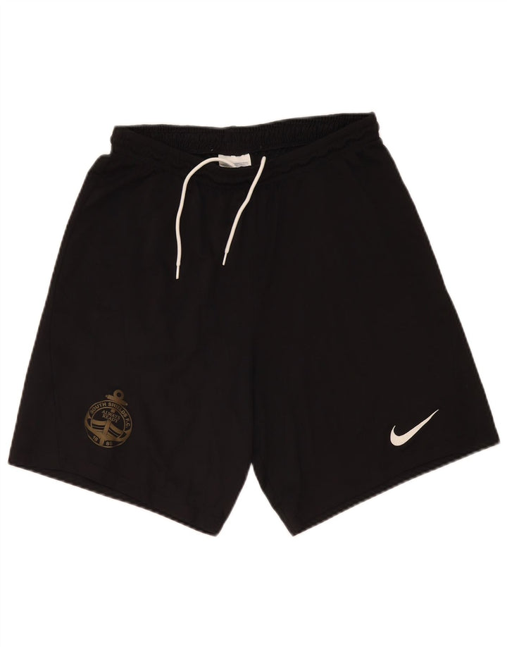 Nike Masculino South Shields F.C. Shorts Esportivos Grande Poliéster Preto