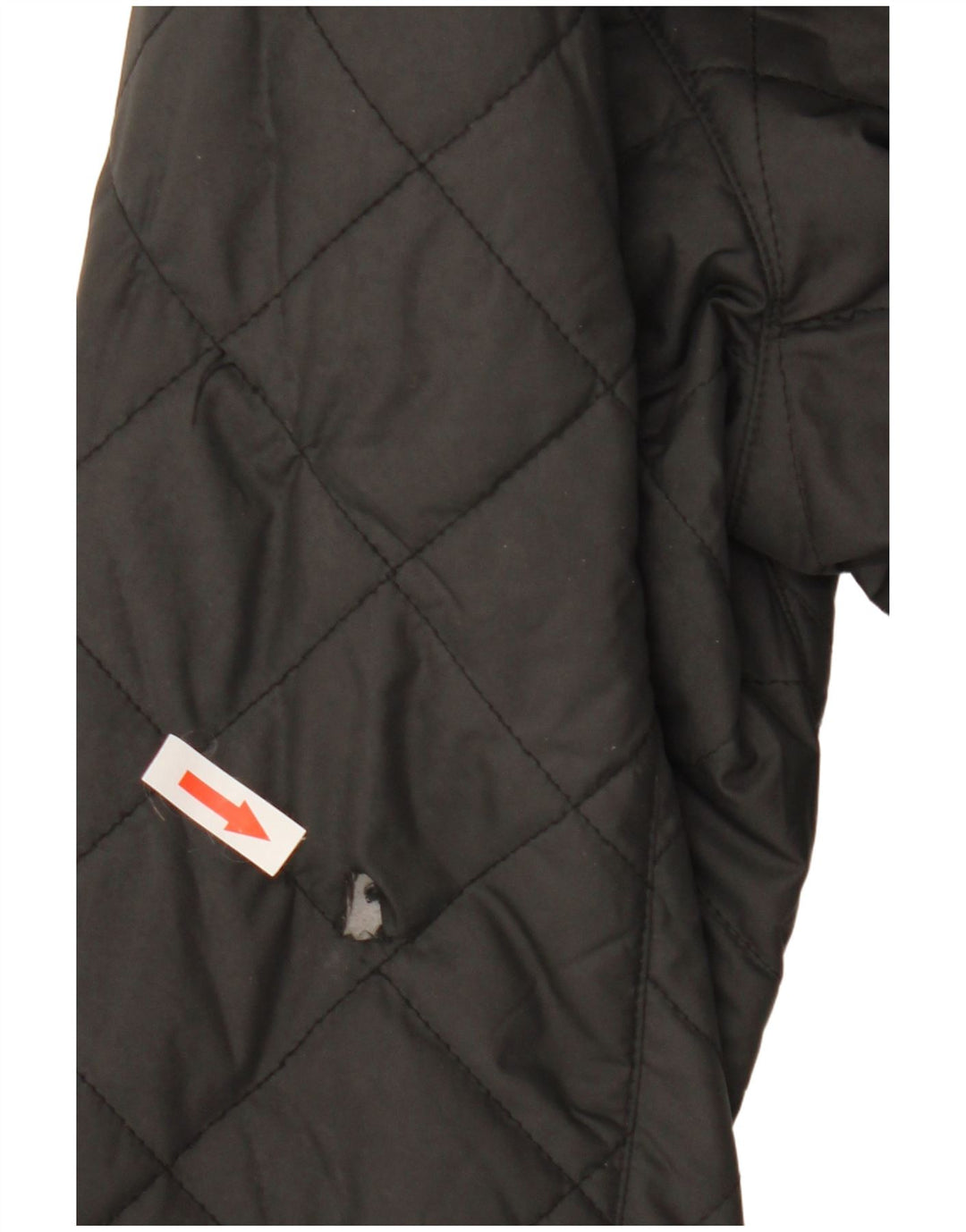 Jaqueta acolchoada superdimensionada feminina Schoffel UK 10 poliéster preto pequeno