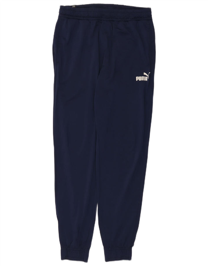 Calça de treino masculina PUMA Joggers grande azul marinho