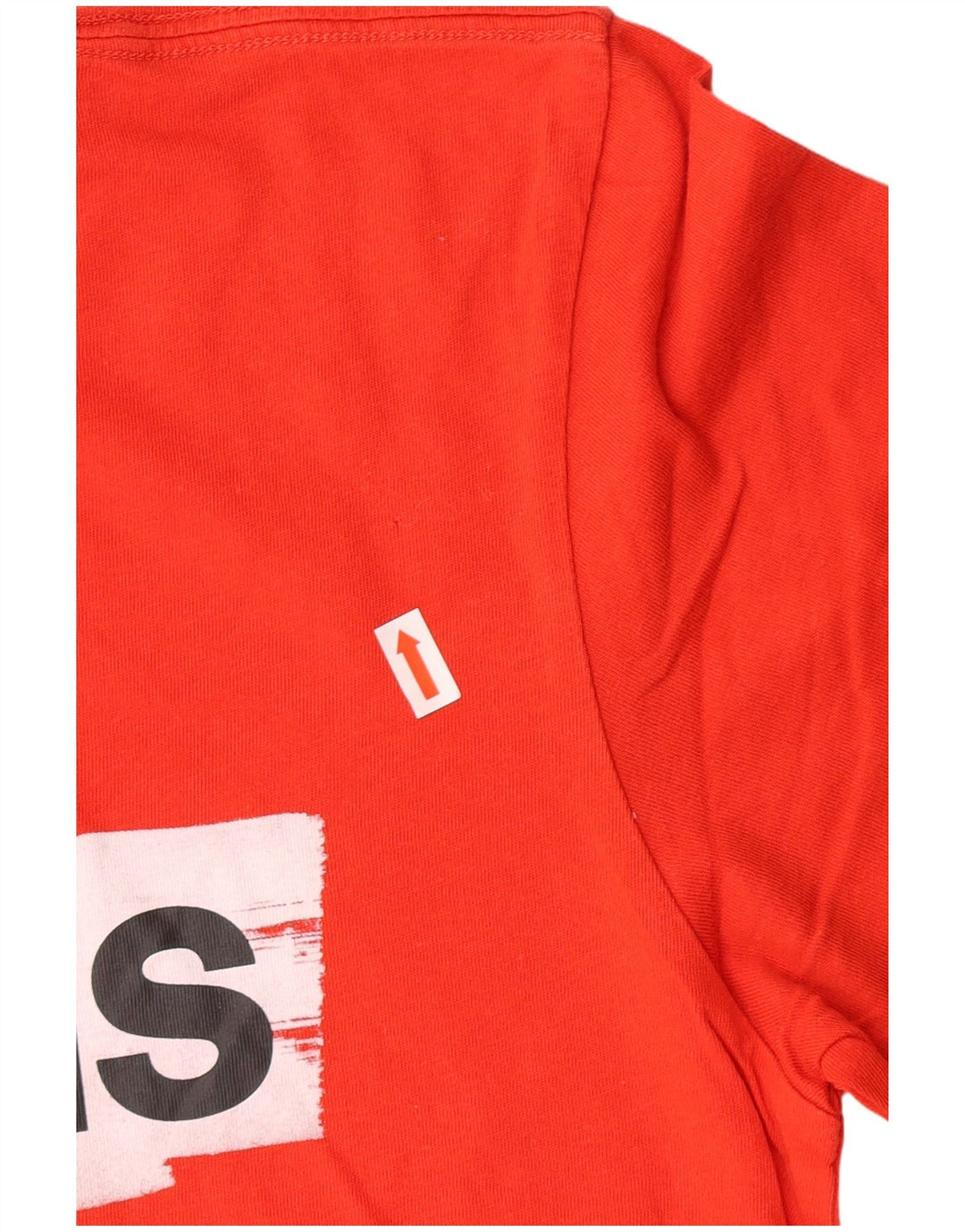 ADIDAS Mens Graphic T-Shirt Top Pequeno Algodão Vermelho