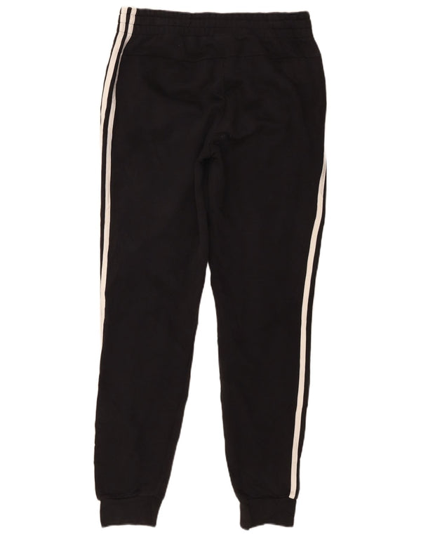 Calça de treino feminina Adidas Joggers UK 8/10 pequeno algodão preto