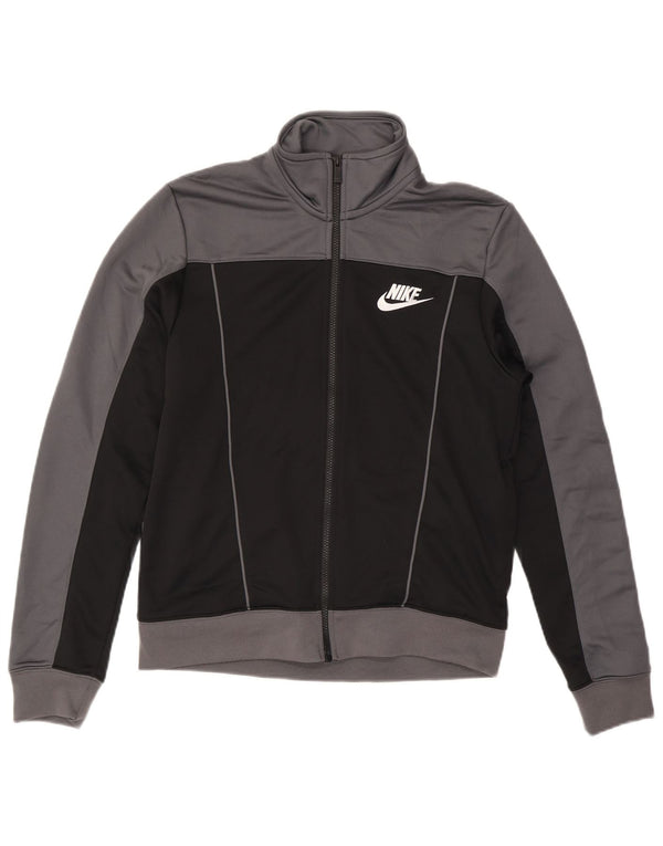 Nike Mens Treino Top Jaqueta Médio Preto Colorblock Poliéster