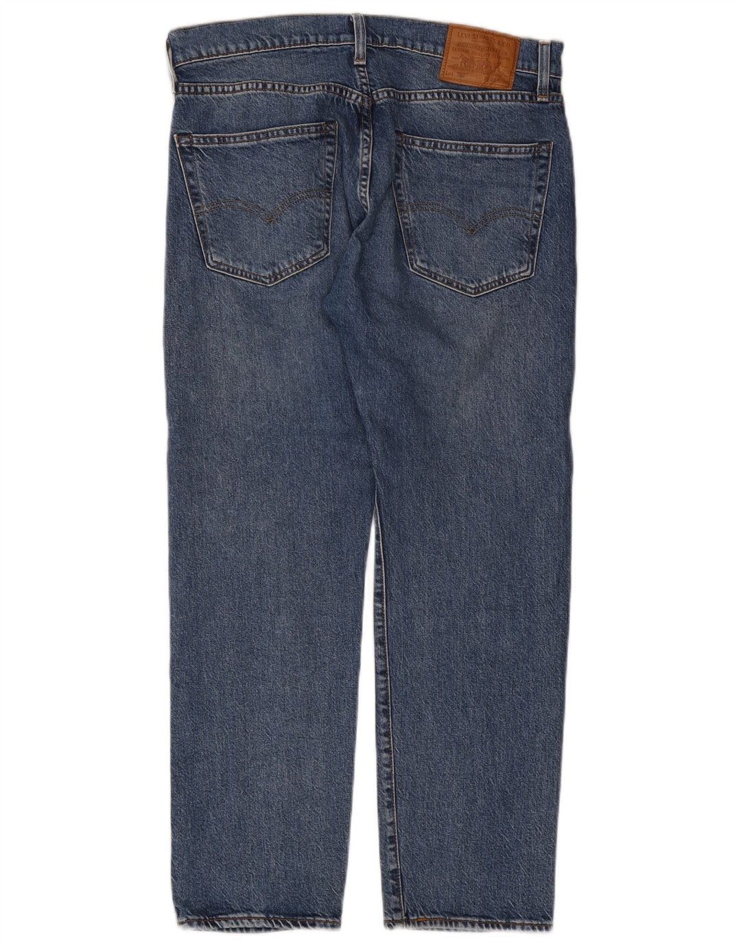 Levi's Masculino 502 Tapered Jeans W33 L30 Azul Algodão