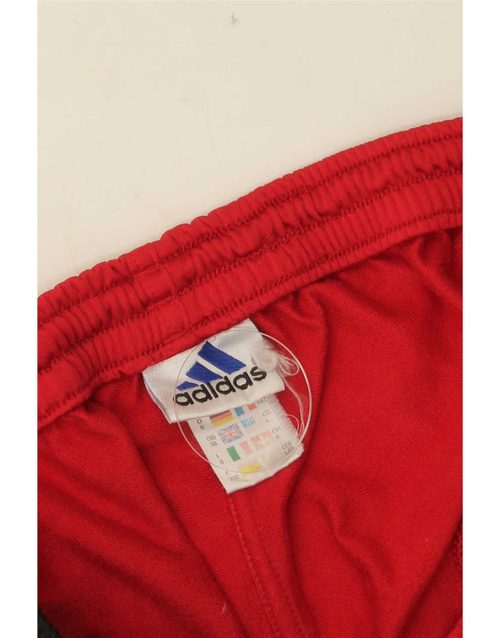 Calça Adidas Masculina Graphic Treino Médio Vermelho Colorblock Poliéster