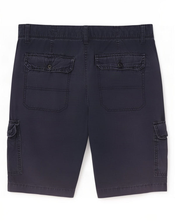 Shorts cargo masculino Gap W28 algodão listrado azul marinho médio