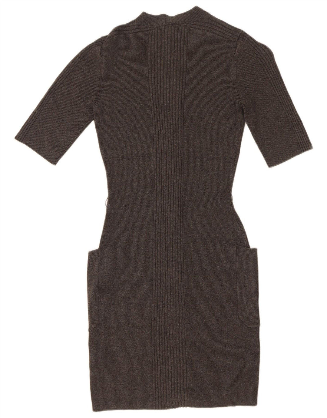 Guess Vestido feminino de malha bodycon Reino Unido 14 Viscose cinza médio