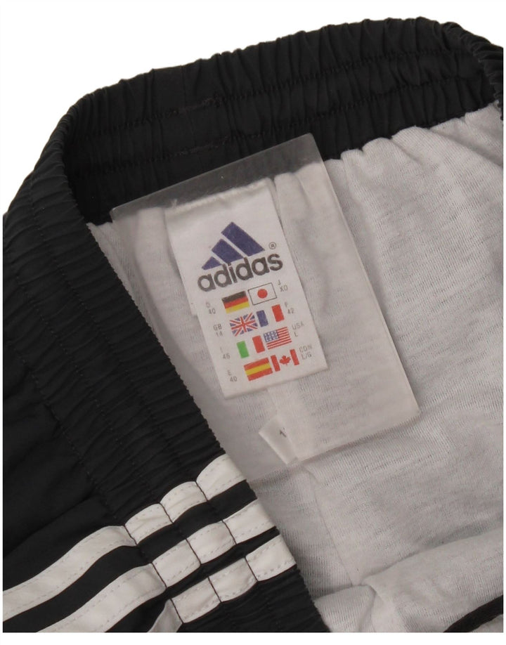 Calça de treino feminina Adidas Joggers UK 14 grande cinza poliéster