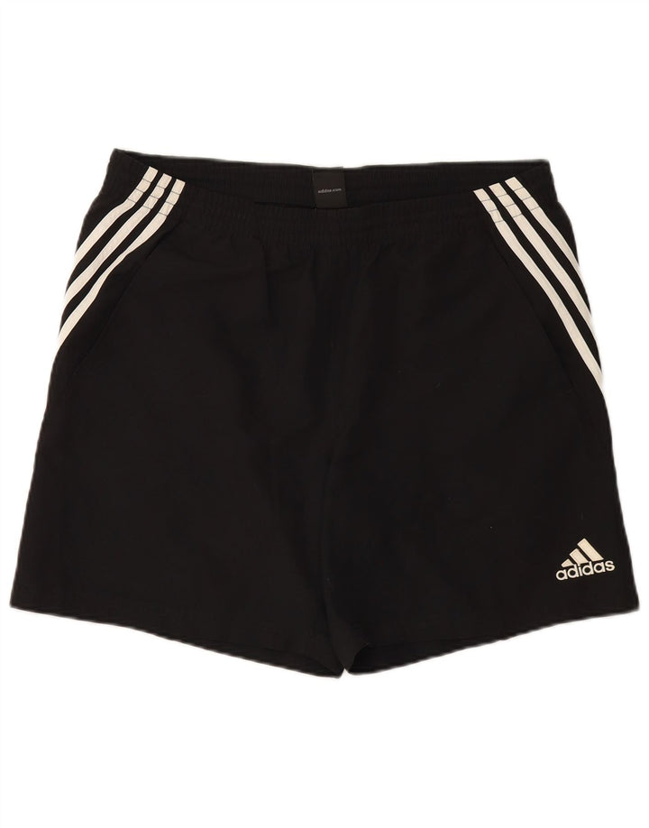 Shorts esportivos masculinos ADIDAS grande poliéster preto